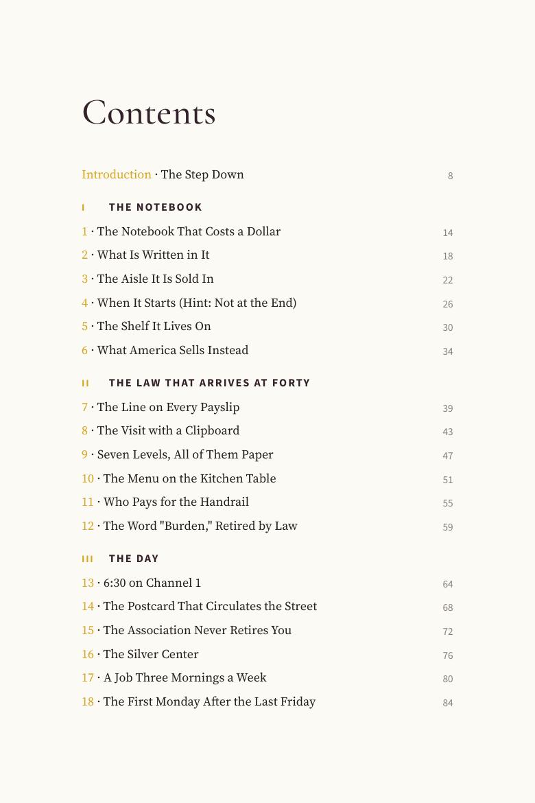 Contents page